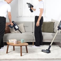 Draadloze Steelstofzuiger - Handstofzuiger 2-in-1 - Snel Huis Schoonmaken - Zak met 10 stuks - 45 Min Looptijd - Blauw — thumbnail 2