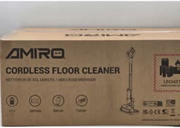 AMIRO LW F28 Draadloze Vloerreiniger - Elektrische Dweil - 12V - 300ml - Tank voor Schoon en Vuil Water — thumbnail 2