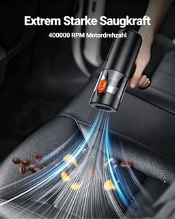 Auto Stofzuiger Draadloos 4-in-1 - Handstofzuiger - 7000 Pa zuigkracht - Geschikt voor auto's, computers, banken en dierenhaar — thumbnail 3