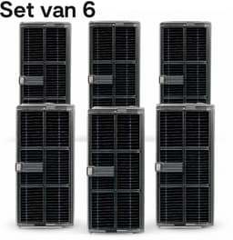 PolkaHome HEPA Filters Compatibel met Dreame X40 Ultra, L40 Ultra, X30 Ultra, L10s Ultra Gen 2 & Mova P50 Pro Ultra – 6 Stuks – Afspoelbaar en Herbruikbaar — thumbnail 1