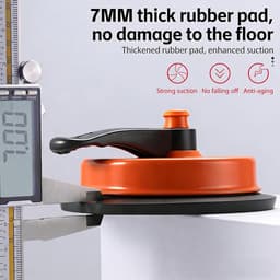 Vloerfixeer Tool - Vloer reparatie - Vloeren leggen - Sterke vacuümzuiging - 110 lbs zuigkracht - Zwart — thumbnail 2