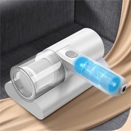 Matras Stofzuiger - Bedreiniger Mijtdoder - Hygiënisch Slapen - Met Snoer - 500 Gram - Wit — thumbnail 4