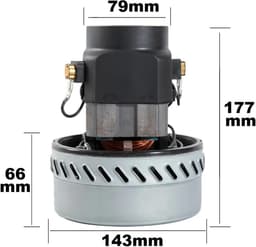 Stofzuigermotor - Zuigmachine Motor - Stofzuigen - Energiebesparend - 2000 Watt - null — thumbnail 4
