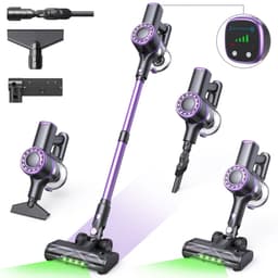 Lubluelu P2 Draadloze Steelstofzuiger 35Kpa- 5 in 1 Handstofzuiger - Zelfstaand Design - 50 Min Gebruikstijd - Verwijderbare Batterij- Anti-klit Borstel - HEPA-filter - LED-koplampen — thumbnail 1