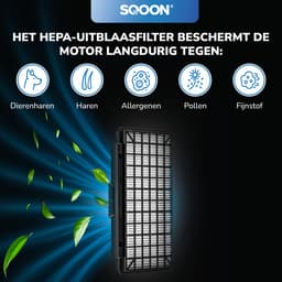 SQOON® Accessoireset geschikt voor Bosch Serie 8 In’genius – 8x G ALL Stofzuigerzakken + HEPA Uitblaasfilter + Motorfilter – Geschikt voor BGL8SIL5, BGL8X329, BGL8PRO2, BGL8PET1 en meer — thumbnail 3