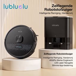 Lubluelu SL60MAX+ Robotstofzuiger met Dockingstation - Robot Stofzuigers met Dweilfunctie - 7000Pa -LiDAR-navigatie – Borstel die klitten voorkomt – Ideaal voor dierenharen — thumbnail 1