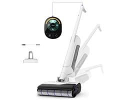 Rowenta X Clean 10 2-in-1 Vloerreiniger - Batterij/Accu Droog en nat Zakloos 200 W Zilver, Wit