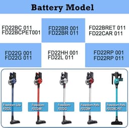 Stofzuiger Accu - Reservebatterij Vervangend - Schoonmaken Huis - Hoge Capaciteit - 3500 mAh - Grijs — thumbnail 4