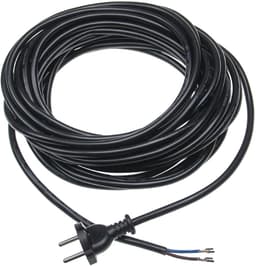vhbw-stroomkabel compatibel met Kärcher WD3 200, T10/1, T7/1, T14/1, T12/1, WD5.600, T15/1, T9/1, T201, T191 stofzuigers - 10 m kabel 2000 W — thumbnail 2