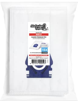 15x PREMIUM PRO 3D Stofzuigerzakken Geschikt voor Miele GUARD - 15 Stofzakken + 2x Hygiëne en 1x Motor filter meegeleverd! Premium kwaliteit zakken - Cat & Dog - Anti Allergie -Geschikt voor o.a. Miele GUARD L1, M1, S1 — thumbnail 2