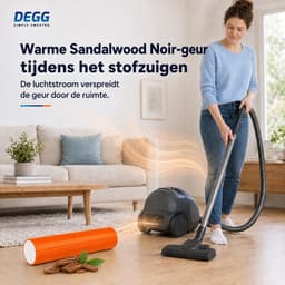 DEGG® – Geurstaafjes voor Stofzuiger – Sandalwood Noir – Verfrist tijdens het Stofzuigen – 5 Stuks — thumbnail 3