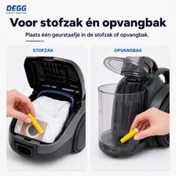 DEGG® – Geurstaafjes voor Stofzuiger – Lemon Pure – Verfrist tijdens het Stofzuigen – 5 Stuks — thumbnail 3