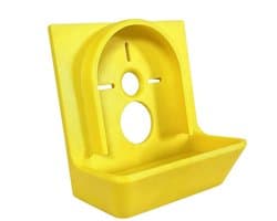 Boorstofvanger - Boorstofopvang - Stofarm Boren - Snelle Montage - 9x8x4 cm - Geel