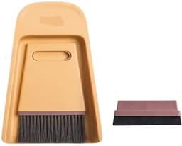 Stofblik en borstel - Mini bezemset - Bureau opruimen - Compact ontwerp - 3 stuks - Veelkleurig — thumbnail 1