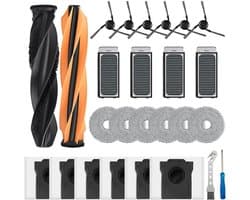 Dailygoods- Accessoiresset 26 Stuks - Hoofdborstel - Zijborstels - Dweilen - Stofzakken - HEPA-filter - Compatibel met Dreame X50 Ultra - Stofzuigeronderdelen