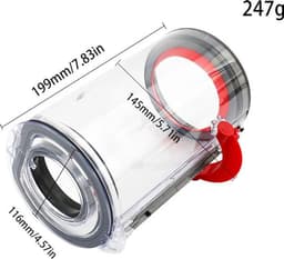 Stofreservoir Geschikt voor Dyson V11 en V15 stofzuigers, Geschikt voor stofzuigeraccessoires. — thumbnail 2