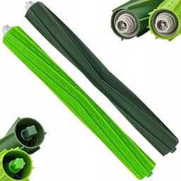 Rosfix Hoofdborstel Vervanging - Klitvrije Rubberen Waalkoppen - 252 mm - 2 Stuks - Geschikt voor iRobot Roomba — thumbnail 1