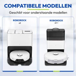16-delige Accessoires Set Geschikt voor Roborock S8 / S8+ Robotstofzuiger met onderdelen zoals HEPA filters, borstels en dweilpads - Complete Onderhoudsset — thumbnail 3