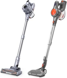 Draadloze Handstofzuiger - Kruimeldief Steelstofzuiger - Snel Huis Schoonmaken - Verwijderbare Batterij - 125 cm - Zwart — thumbnail 3