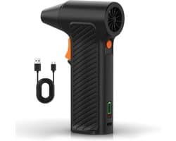 Elektrische Bladblazer - Luchtblazer Stofverwijderaar - Apparaten Reinigen - Krachtige 110.000 RPM - 2600mAh Batterij - Zwart