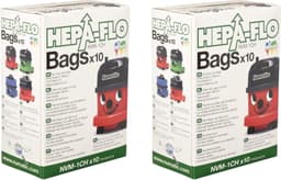 Numatic - 2x Stofzuigerzakken + 1x Geurkorrels (eucalyptus geur) - Hepa flo bags - Voor Henry/Hetty - NVM 1CH X10 - COMBIDEAL — thumbnail 2
