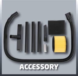 Einhell Elektrische Nat-/Droogzuiger TC-VC 1930 S - 1500 W - 190 mbar - 30 L - Incl. diverse accessoires — thumbnail 2
