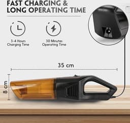 Stofzuiger - 120 WATT - Kruimelzuiger - 12 Volt - Multifunctioneel - Handstofzuiger — thumbnail 5