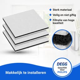 DEGG® - Onderhoudspakket XL - Geschikt voor Philips S-BAG - inclusief 1x H13 hepa filter - 3x Motorfilter - 10x S-BAG stofzuigerzakken - Combideal — thumbnail 5