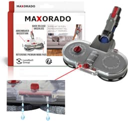 Maxorado 2-in-1 Vloermop geschikt voor Dyson V7 / V8 / V10 / V11 / V15 – Inclusief 2 Pads - Dweilmondstuk - Vloerreiniger - Stofzuigermondstuk — thumbnail 4