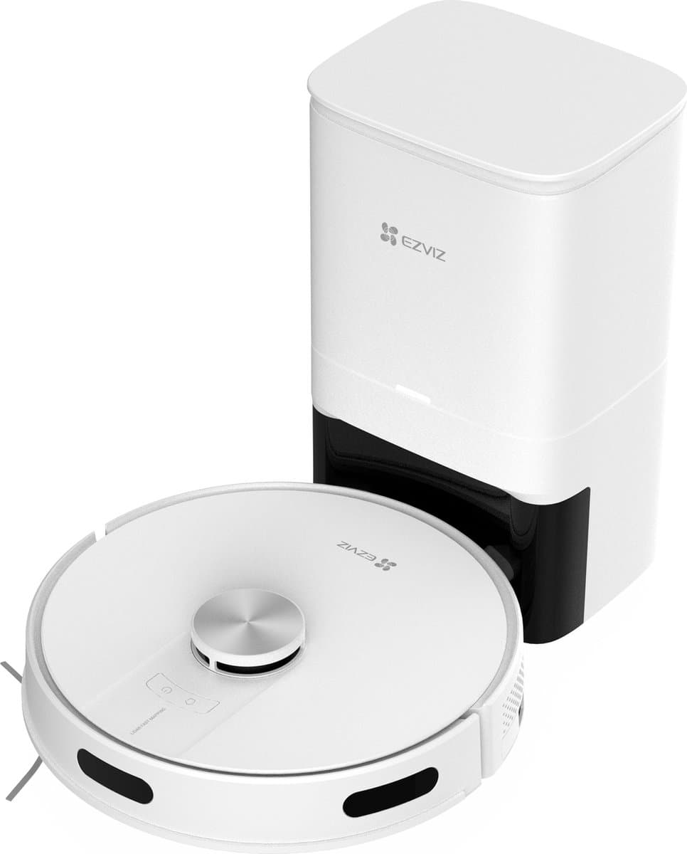 EZVIZ RE4 Plus - Robot Vaccum/mop - Carpet detection - Auto emptying Station with 4l capacity - 4000pa suction — afbeelding 1