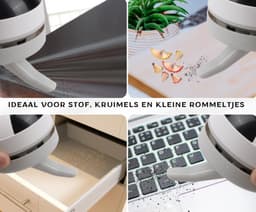 Bureau Stofzuiger - Mini Stofzuiger - Toetsenbord Stofzuiger - Kruimeldief — thumbnail 3