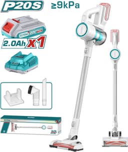 Total Tools 20V accu steelstofzuiger – met accu, lader en accessoires — thumbnail 1