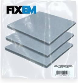 Fixem® - Geschikt voor Philips Stofzuigers - Stofzuigerfilter - Microfilter - Motorfilter - Vierkant filter - 3 STUKS — thumbnail 2