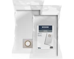 SQOON® Stofzuigerzakken geschikt voor Makita DVC660 / DVC665 Series – 10 Stuks – Hoogwaardige vervanging voor optimale stofopname