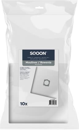 SQOON® Stofzuigerzakken geschikt voor Moulinex & Rowenta Wonderbag - Gelijk aan model: WB403120, WB406120, WB305120 - High Filtration voor optimale stofopname — thumbnail 2