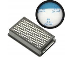 1 x filter voor ROWENTA, TEFAL Power Cyclonic - Moulinex - ZR005901 - De set bestaat uit: 1 x HEPA-voormotorfilter 1 x schuimrubberen uitlaatfilter (wasbaar). Het filter is een vervangfilter, gemaakt met de grootste zorg en de beste materialen.