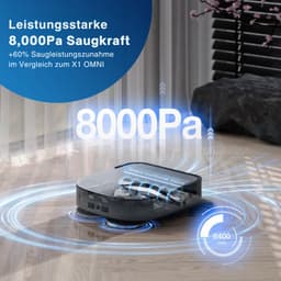 Ecovacs® Robotstofzuiger - Robotstofzuiger Met Dweilfunctie - Robotstofzuiger Hondeharen - Robotstofzuiger Met Laadstation - Robotstofzuigers - Robotstofzuigers Met Dweilfunctie - Robot Stofzuiger - Dweilmachine - Roborock - Robotstofzuigers Zwart — thumbnail 2
