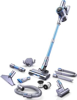 10 in 1 Steelstofzuiger – Draadloos – Stofzuiger zonder Zak – Op Accu – Vacuum Cleaner Wireless – 10 Mondstukken – Luxe Design – 480W — thumbnail 1