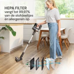 Vitapur Vloerreiniger - Dweilapparaat - Elekrische Dweil - Mop voor Harde & Houten Vloeren - 220 W — thumbnail 3