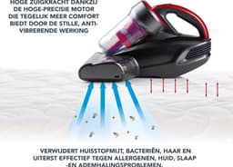 DOMO DO234S Power Brush Mattress Dust & Mite Killer - Matras- en meubelreiniger - UV-reiniging - 700W — thumbnail 4