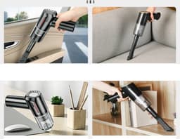 Bovista Kruimeldief - Handstofzuiger - Kruimelzuiger - Car Vacuum Cleaner - Snoerloos - Draadloos - Auto Stofzuiger - Caravan - Best Verkocht - Haar — thumbnail 4