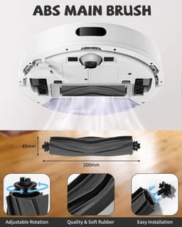 Accessoireset geschikt voor Dreame L10s Ultra/L10 Ultra robotstofzuiger. Bevat: 1 hoofdborstel, 7 zijborstels, 4 filters, 6 dweilpads, 4 stofzakken en 1 reinigingsborstel. — thumbnail 5