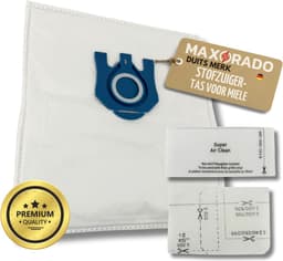 Maxorado 5 Stofzuigerzakken geschikt voor Miele GN Serie S2, S4, S5, S6, S8, S8340, S8360, Complete C2/C3, Classic C1 - filter - stofzuiger zak — thumbnail 1