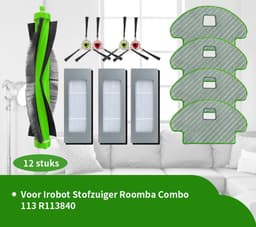 Replacements® onderdelen geschikt voor Irobot Roomba Combo 113 - 12-delig — thumbnail 1