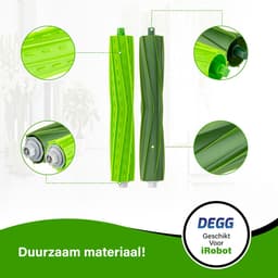 DEGG® - Vervangingsset Geschikt voor iRobot Roomba - i7 i7+ i1 i1+ i3 i3+ i4 i4+ i5 i5+ i6 i6+ i8 i8+ e5 e6 e7 - Geschikt voor iRobot Roomba Onderdelen - 2x Roller, 5x Hepa-filter en 5x Zijborstel - JAARPAKKET — thumbnail 3