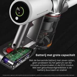 REDROAD V17 - Draadloze Stofzuiger Handheld - 26.5kPa Krachtige Dual Motor - LED - 60min Runtime - 4-in-1 Dubbele Draadloze Borstelveger Merk: Redroad — thumbnail 2