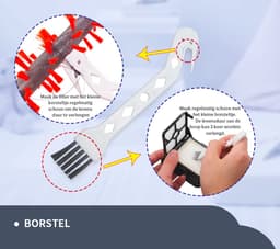 Onderdelen geschikt voor Bissell Crosswave en Crosswave Cordless - NIET geschikt voor de Cordless Max en X7 - 5-delig — thumbnail 4