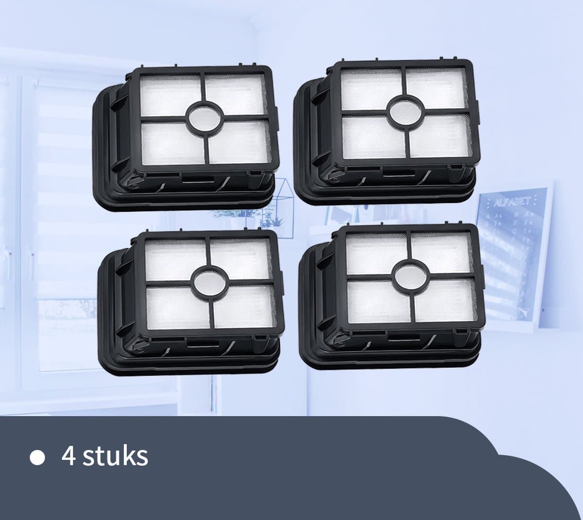 Replacements® HEPA filters geschikt voor Bissell Crosswave (Cordless) — afbeelding 1
