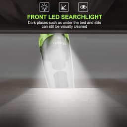 draadloze handstofzuiger - krachtige draagbare mini-autostofzuiger, oplaadbaar, voor thuis keuken auto hoekbekleding trappen stof grind kruimels reinigen — thumbnail 5