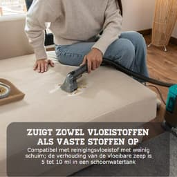 Meubelreiniger Apparaat 3-in-1 - Tapijtreiniger Machine Vlekkenreiniger Met Dubbel Waterreservoir 1.7L - Stofzuiger Bank Reiniger — thumbnail 3